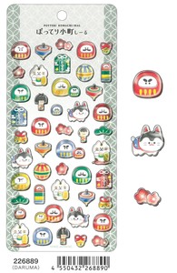 【2025春夏新作】【デコレーション】ぽってり小町しーる　DARUMA　226889