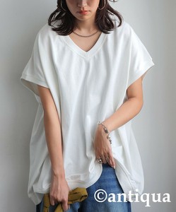 [antiqua] T-shirt Ladies fashion T-Shirt 100% Cotton