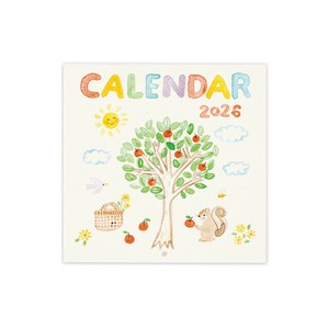 【NEW】日本製　壁掛け カレンダー　2026年版　水彩カレンダー