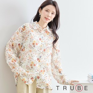 Button Shirt/Blouse Blossom Cotton Orange [2025 NEW]