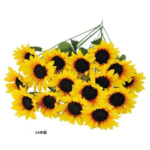 夏の装飾品　夏の花　ひまわり　ひまわりスプレー