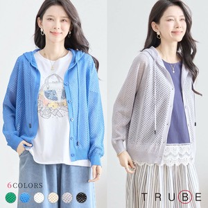 【2025新作】【M〜L】メッシュフーディーニットカーディガン(N22-142) (5号店) FM5