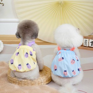Dog Clothes Patterned Ladybugs 2-colors