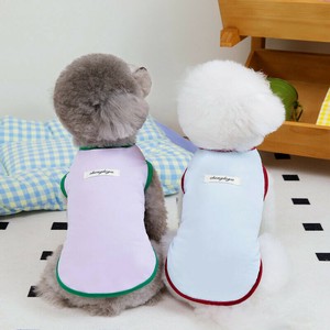 犬服 2色5サイズ ドッグウェア ペット服 シンプル
