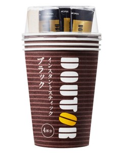 インスタントスティック　ブラック（カップタイプ） 4本入 【ドトール コーヒー】