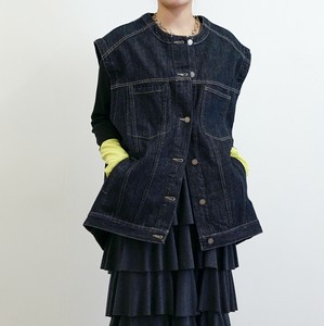 Vest/Gilet Big silhouette Stitch Indigo S/S