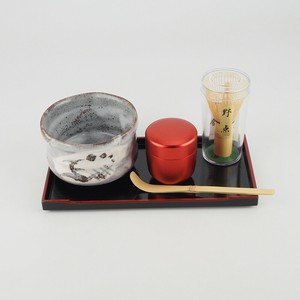 鼡志野 野点碗 盆点揃