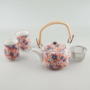 Teapot Red Plum Arita ware