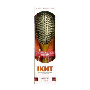 池本刷子工業　IKMT イケモト　天然毛クッションブラシ　ヘアブラシ