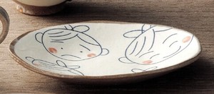 Shigaraki ware Main Plate Made in Japan