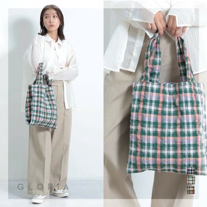 托特包 女士 立即发货 格子图案 春夏