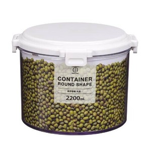 日本製 made in japan 保存容器丸型2200mL KK-594