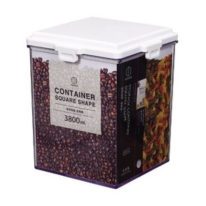 日本製 made in japan 保存容器四角型3800mL KK-592