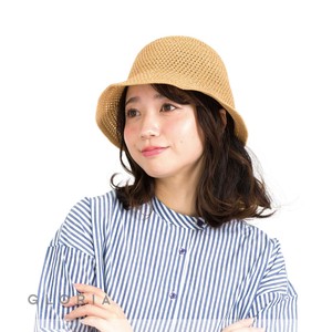 【春夏即納】編立てチューリップハット　帽子　レディース　夏帽子　麦わら帽子