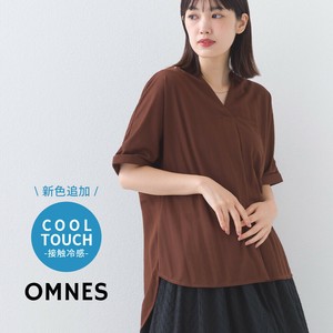 【一部予約・新色晩夏カラー追加】接触冷感 スキッパーブラウス【2025年春夏新作】