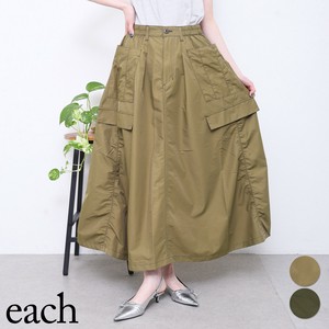 【each　新作入荷】数量限定価格　 ナイロンカーゴスカート　 each東京