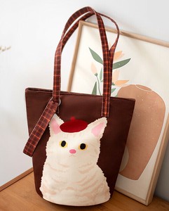 Tote Bag Shoulder Bag Cat Mini-tote Compact size 3-colors