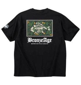 BRONZE AGE ビッグサイズ プリント半袖Tシャツ ブラック