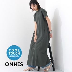 【6月中旬入荷予定】接触冷感 ボトルネックフレアワンピース【2025年春夏新作】