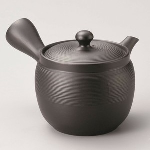 晶光黒窯変3号ツボ型線段急須 620cc Y-858