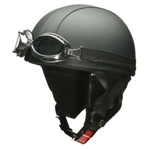 リード工業 CROSS ハーフヘルメット フリー(57〜60cm未満) ブラック CR-770