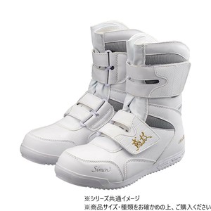シモン プロスニーカー 鳶技S038 ホワイトC 24.5cm 2313490