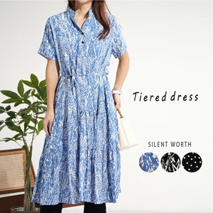 Casual Dress Patterned Tiered Dress [2025 NEW]