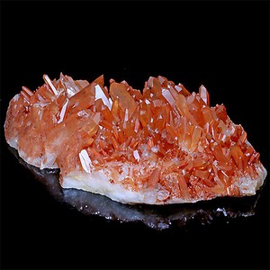 コリント産 タンジェリンクォーツ クラスター Tanjerine Quartz ギャランティーカード付