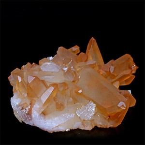 コリント産 タンジェリンクォーツ クラスター マンダリンクォーツ Tanjerine Quartz 蜜柑水晶