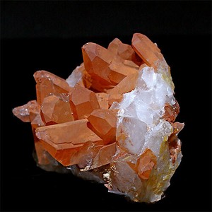 コリント産 タンジェリンクォーツ クラスター マンダリンクォーツ Tanjerine Quartz 蜜柑水晶