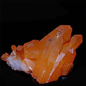 コリント産 タンジェリンクォーツ クラスター マンダリンクォーツ Tanjerine Quartz 蜜柑水晶