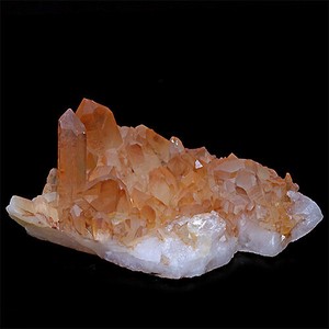 コリント産 タンジェリンクォーツ クラスター マンダリンクォーツ Tanjerine Quartz 蜜柑水晶