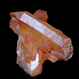 コリント産 タンジェリンクォーツ クラスター マンダリンクォーツ Tanjerine Quartz 蜜柑水晶