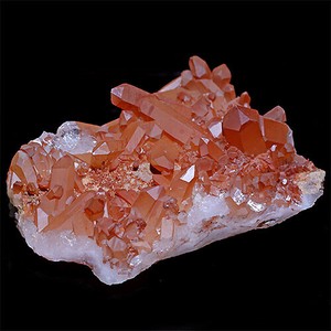 コリント産 タンジェリンクォーツ クラスター マンダリンクォーツ Tanjerine Quartz 蜜柑水晶