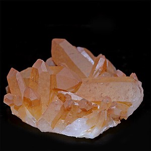 コリント産 タンジェリンクォーツ クラスター マンダリンクォーツ Tanjerine Quartz 蜜柑水晶