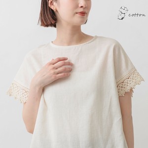 Button Shirt/Blouse Lace Blouse Sleeve 100% Cotton [2025 NEW]
