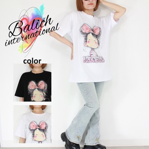 【2025年 新作 Tシャツ】リボンガールTシャツ