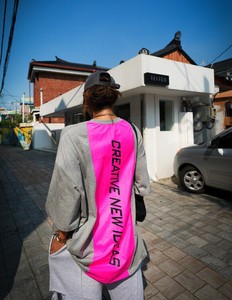 T 恤/上衣 男女兼用 后背印花 春夏