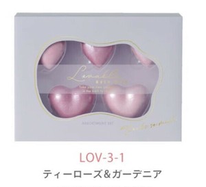 【入浴剤】ラバブル　フィズ　ギフト　アソートメントセット　ティーローズ＆ガーデニア　バスギフト