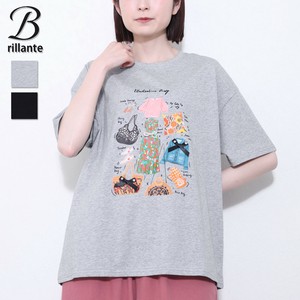 デコデザイン イラストTシャツ トップスカットソー 　◎BIGサイズ　2025新作ss春夏　（197449）