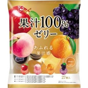 果汁100％ゼリー
