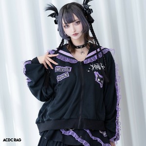 DEVIL PUNK セーラージャケット 長袖 ブラック 原宿系 病みかわいい 天使界隈 パンク