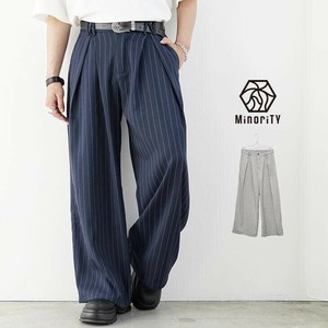 长裤 2025年 宽松剪裁 竖纹