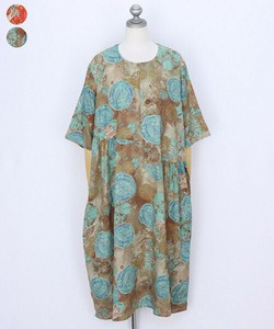 Casual Dress 100% Cotton Switching 5/10 length [2025 NEW]