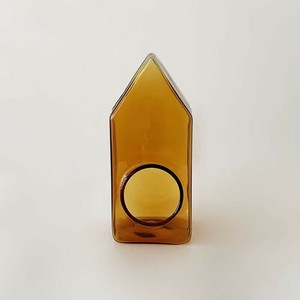 志成販売 GLASS カラー ドーム ハウス(L) アンバー 107626AM