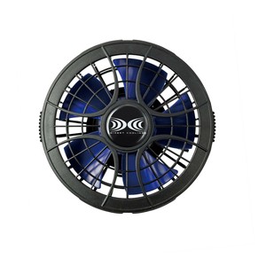 FAN2400SPBB 空調服 ワンタッチパワーファン (2個入) ブラック×ブルー 8212269