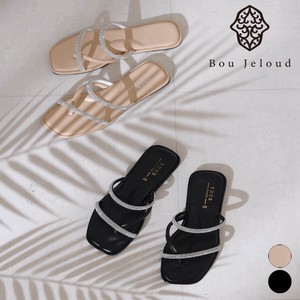 【SALE】ラインストーンミュール◇華やかラインストーンがアクセサリー感覚で履ける大人なサンダル
