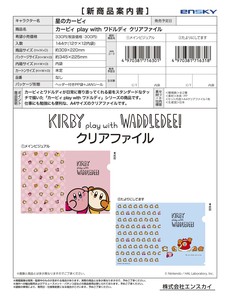 File Plastic Sleeve Kirby