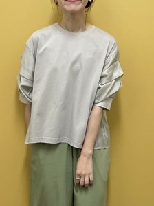 袖シアー切替カットソープルオーバー【2025SS新作】