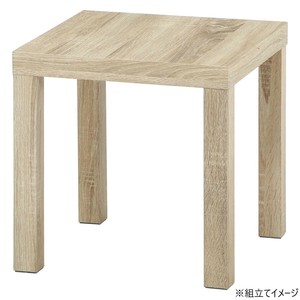 不二貿易 キューブテーブル 40×40 ナチュラル 40916